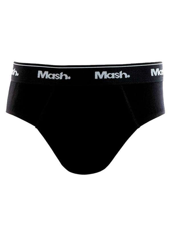 Mash - Kit com 4 Cuecas Infantil Slip Mash 193.01 Preto 2