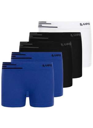 Lupo - Kit com 5 Cuecas Infantil Boxer Lupinho 132-002 - LUPO