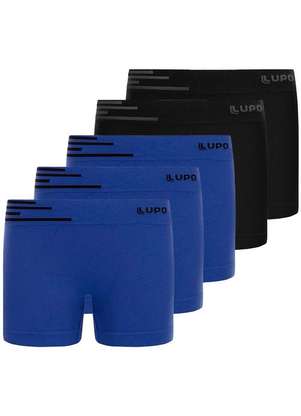 Lupo - Kit com 5 Cuecas Infantil Boxer Lupinho 132-002 - LUPO