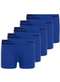 Lupo - Kit com 5 Cuecas Infantil Boxer Lupinho 132-002 Azul-Preto-Vermelho - variação: Azul