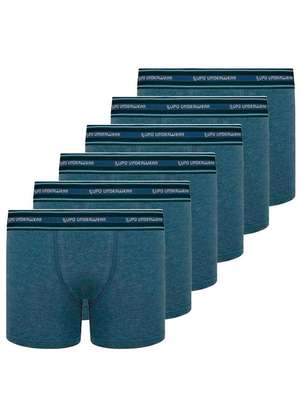 Lupo - Kit com 6 Cuecas Infantil Boxer Lupinho 141-003 - LUPO