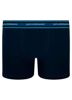 Lupo - Kit com 6 Cuecas Infantil Boxer Lupinho 141-003 Marinho-Branco 1