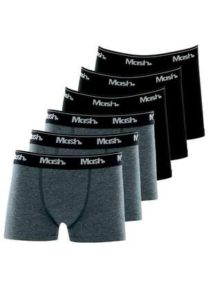 Kit com 6 Cuecas Infantil Boxer Mash 190.03 - MASH