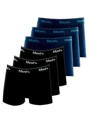 Kit com 6 Cuecas Infantil Boxer Mash 190.03 - MASH