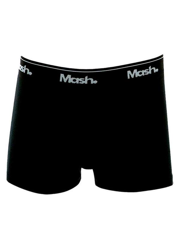Mash - Kit com 6 Cuecas Infantil Boxer Mash 190.03 Preto 2