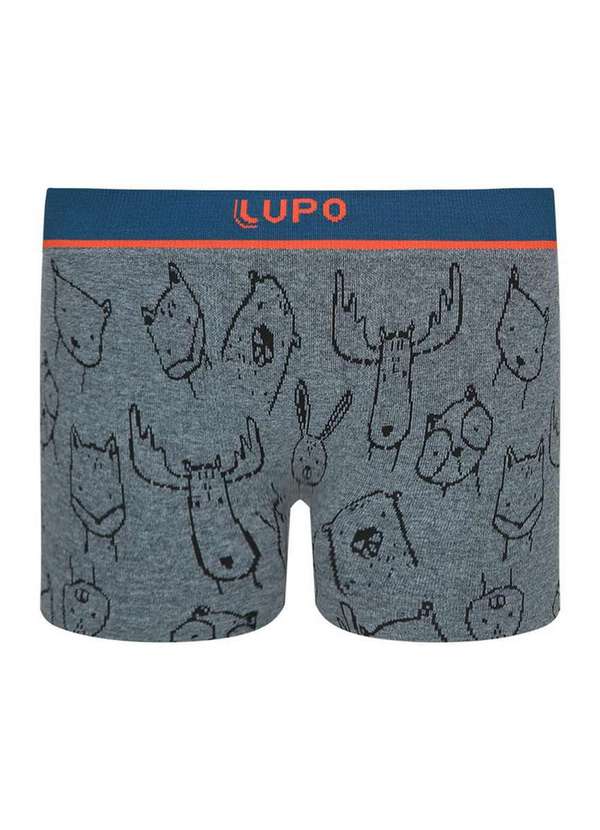 Lupo - Cueca Infantil Boxer Lupinho 137-031 8230-Cinza
