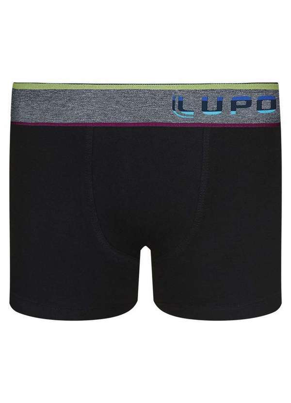 Lupo - Cueca Infantil Boxer Lupinho 151-011 9990-Preto