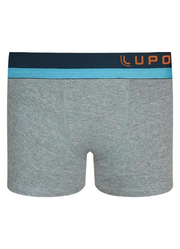 Lupo - Cueca Infantil Boxer Lupinho 151-012 8820-Chumbo-Mescla