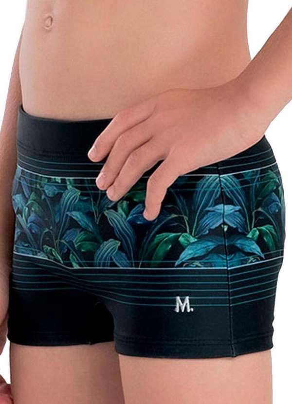 Mash - Sunga Praia Infantil Mash 310.81 Pt01-Preto