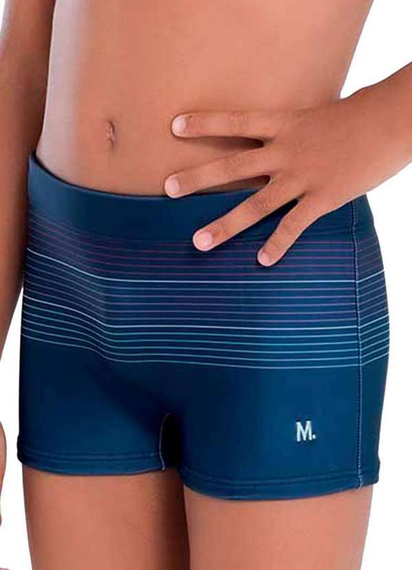 Mash - Sunga Praia Infantil Mash 310.92 Az08-Azul-Marinho