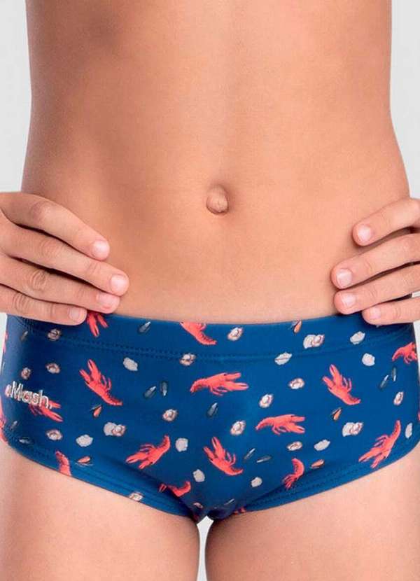 Mash - Sunga Praia Infantil Mash 312.62 Az08-Azul-Marinho