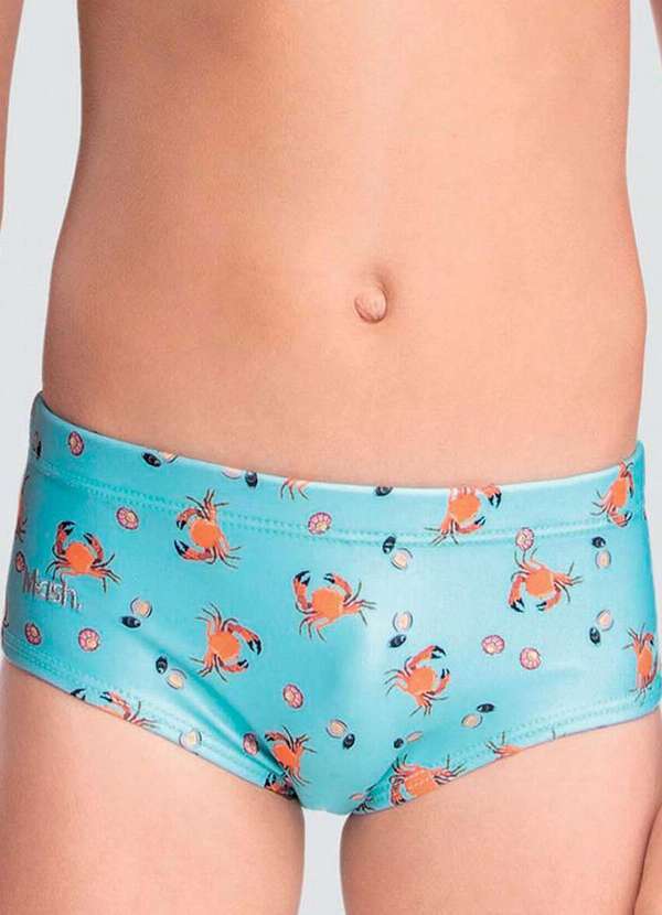 Mash - Sunga Praia Infantil Mash 312.62 Vd00-Verde-Claro
