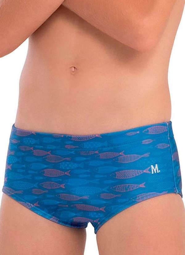 Mash - Sunga Praia Infantil Mash 312.68 Az04-Azul-Royal