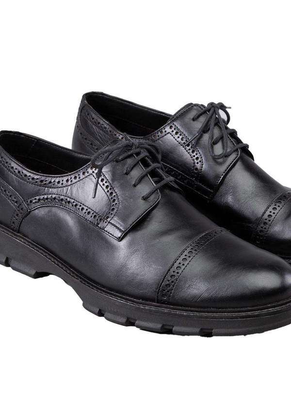 Tng - Sapato Masculina Casual Sola Vazada Preto