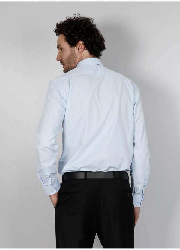 Tng - Camisa Masculina Social Azul