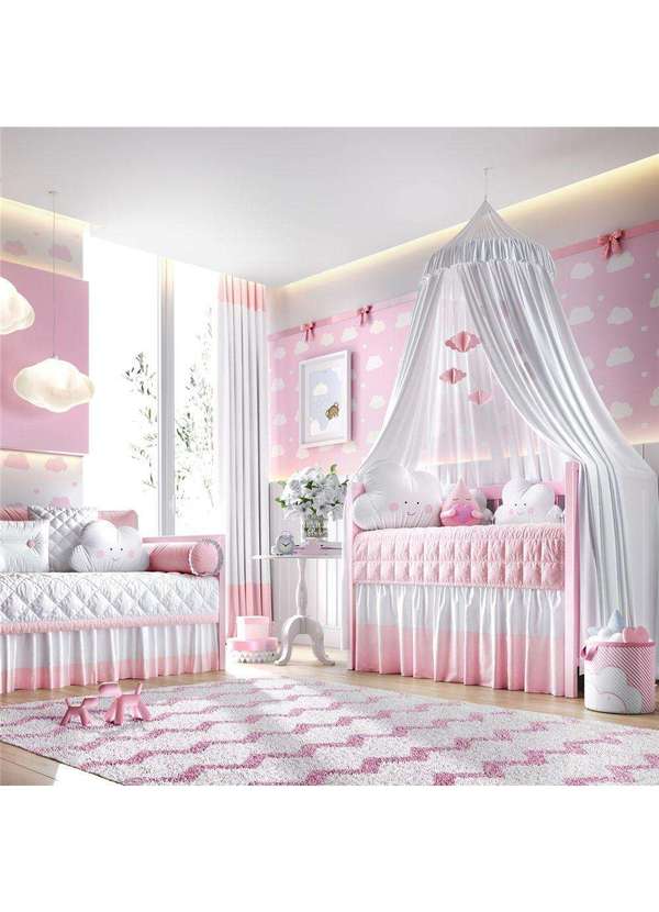 Cor-de-rosa: decoração para meninas - Blog Grão de Gente