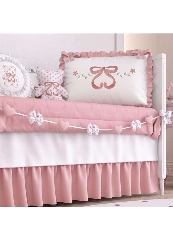 Quarto Bebê Menina Rosa Clássico 17Pçs Grão de Gente - Kits Enxoval para  Berço - Magazine Luiza