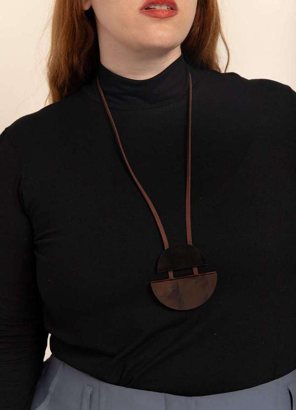 Bold Acessórios - Colar Espresso Marrom 3