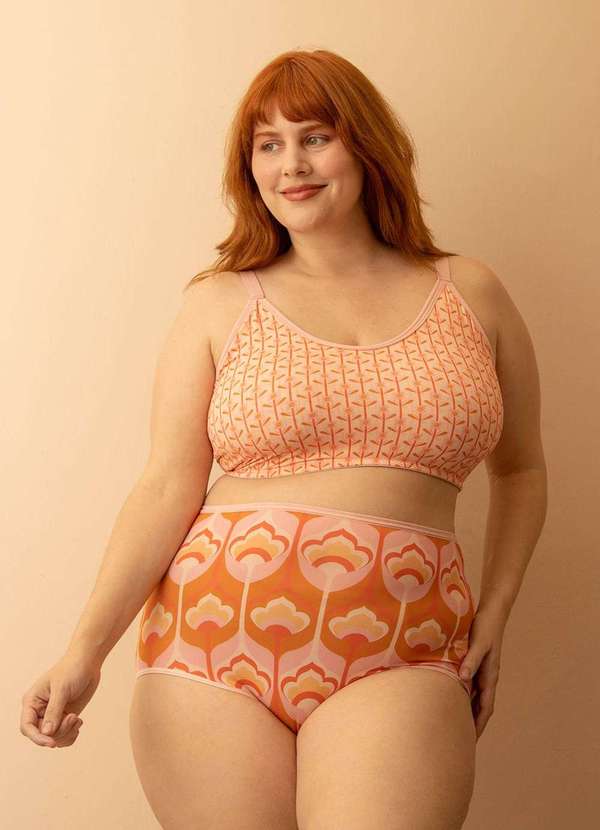 Bold - Calcinha Hot Pants Comfy Softskin Plus Size Marrom