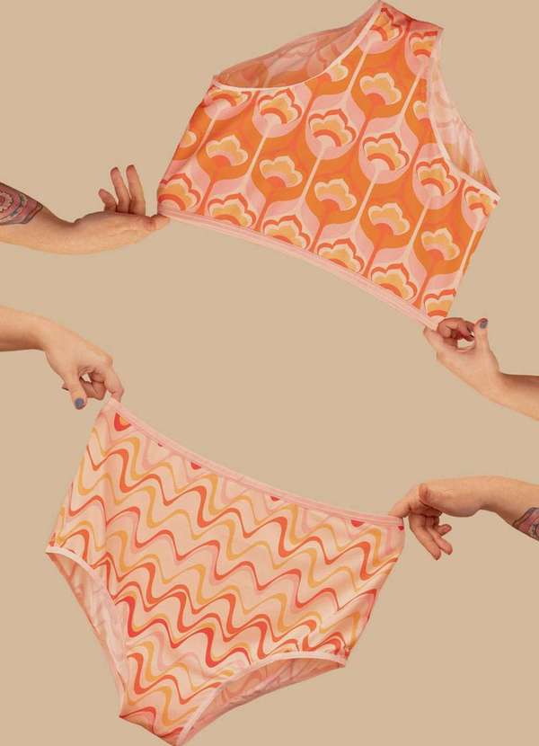 Bold - Kit 2 Hot Pants Softskin Plus Size Laranja 4