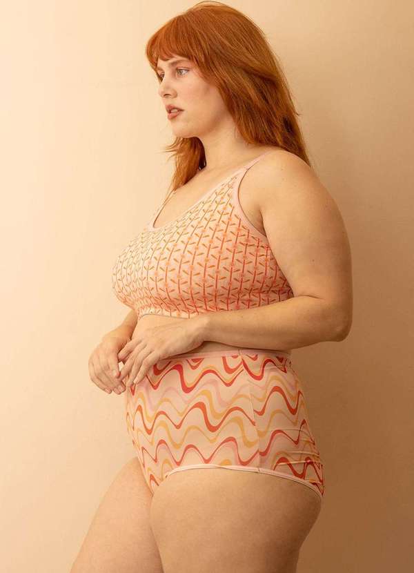 Bold - Kit 2 Hot Pants Softskin Plus Size Laranja 6