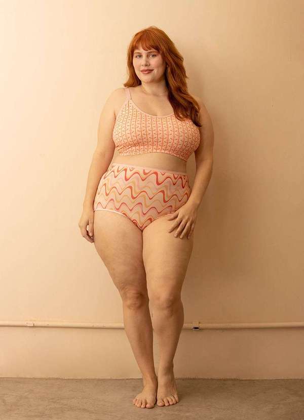 Bold - Top Sutiã Alças Largas Softskin Plus Size Rosa 2