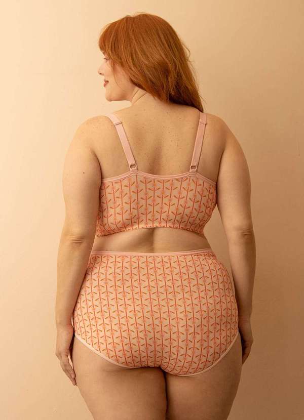 Bold - Top Sutiã Alças Largas Softskin Plus Size Rosa 4