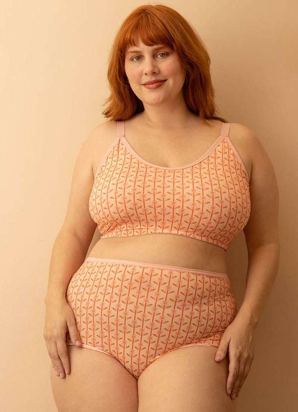 Bold - Top Sutiã Alças Largas Softskin Plus Size Rosa 6