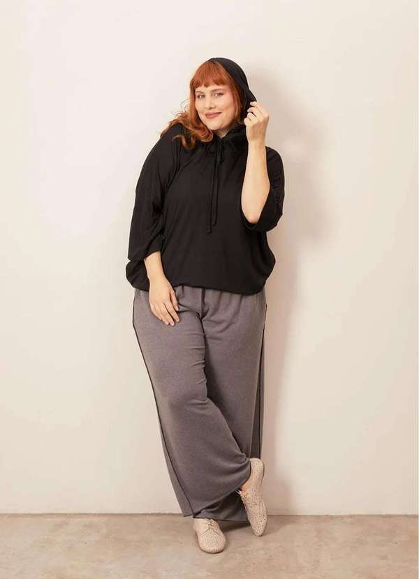 Bold - Blusa Alba Plus Size Preto 5