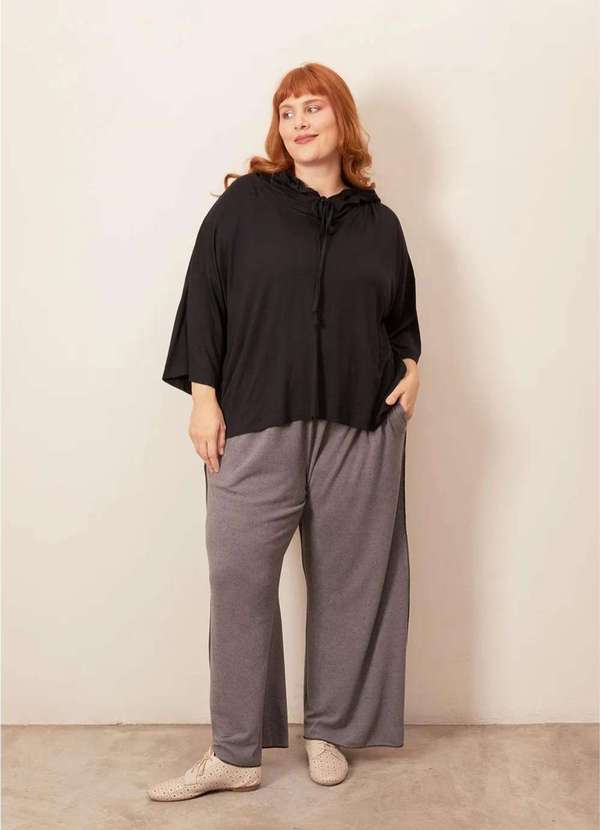 Bold - Blusa Alba Plus Size Preto 4
