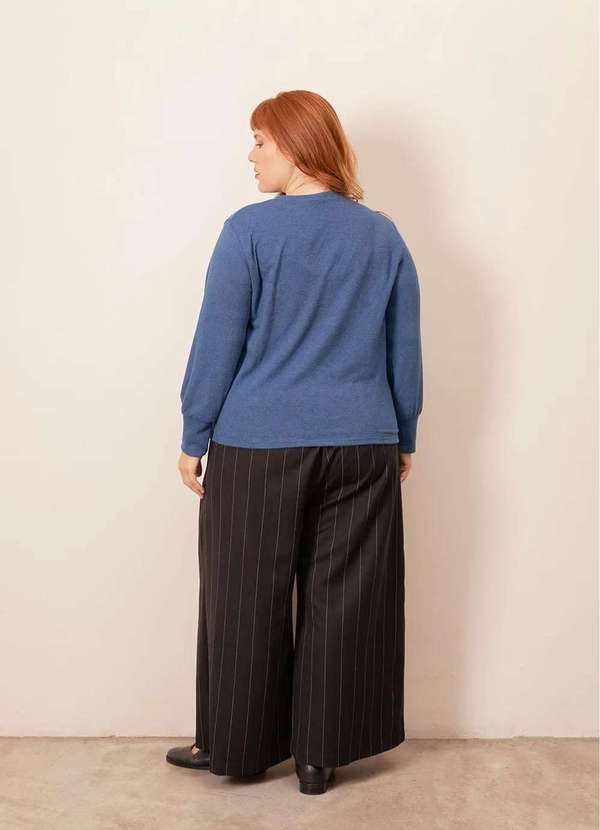 Bold - Blusa Monalisa Plus Size Azul 6