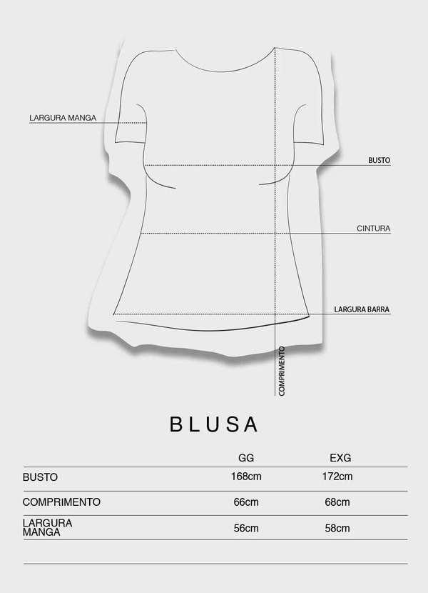 Bold - Blusa Nova Stella Plus Size Branco 7