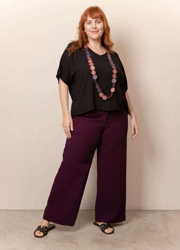 Bold - Blusa Nova Stella Plus Size Preto 2