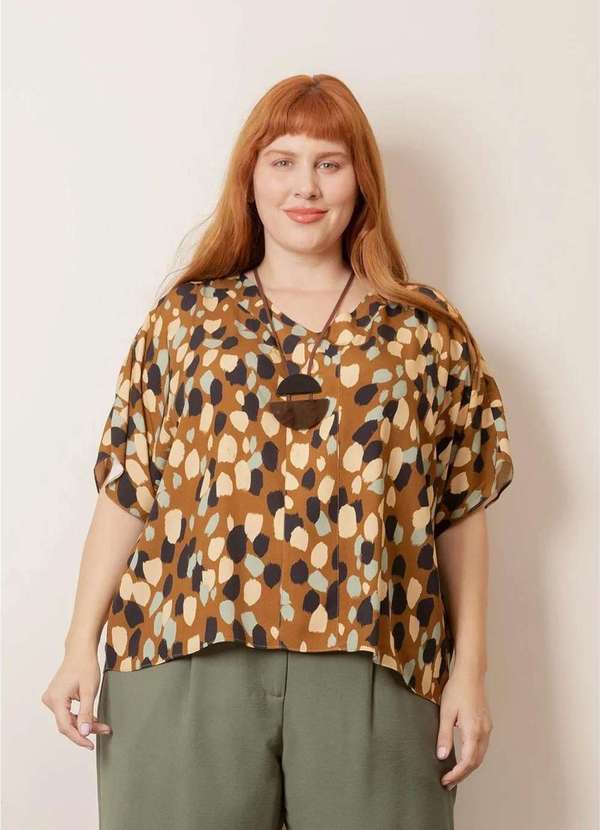 Bold - Blusa Nova Stella Plus Size Verde 5