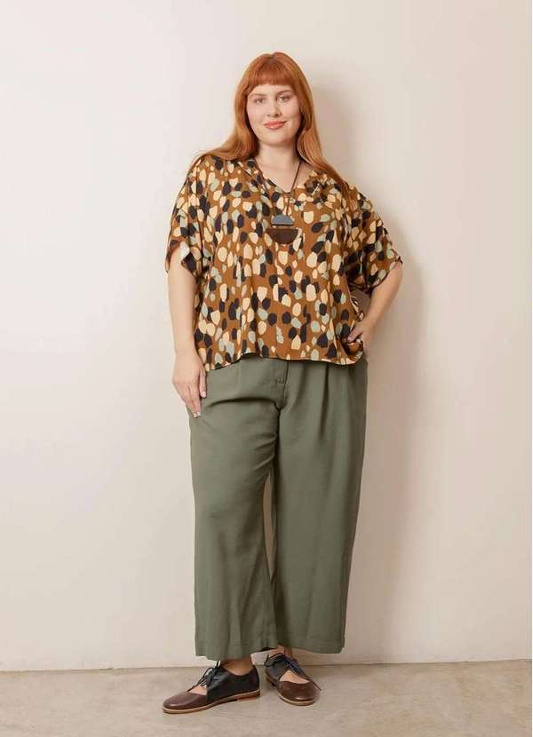 Bold - Blusa Nova Stella Plus Size Verde 1