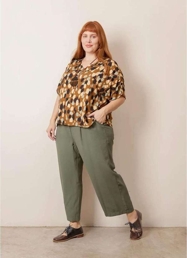 Bold - Blusa Nova Stella Plus Size Verde 6