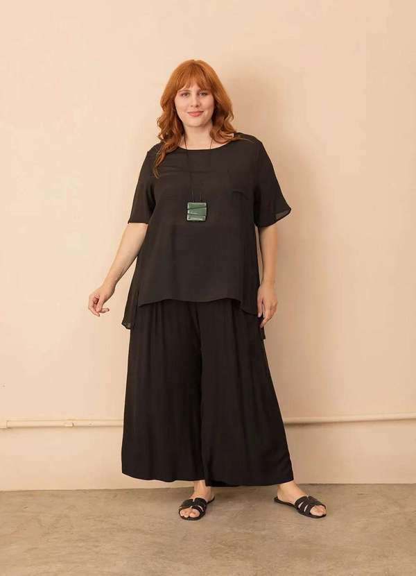 Bold - Blusa Suzana Plus Size Preto 3