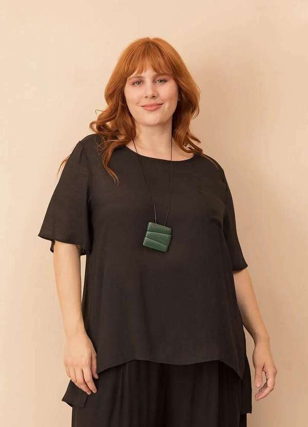 Bold - Blusa Suzana Plus Size Preto 5