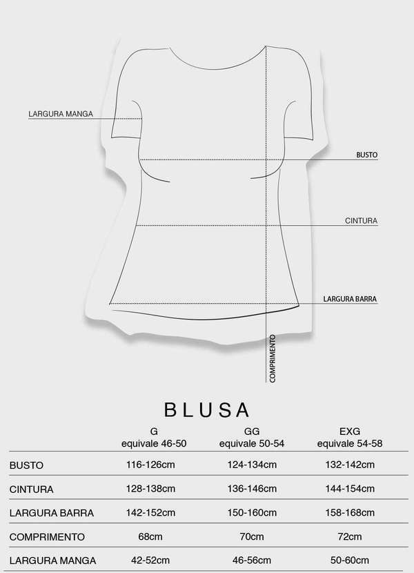 Bold - Camiseta Decote Redondo Evasê Plus Size Branco 7