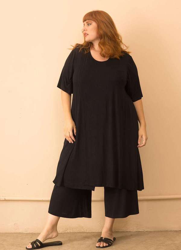 Bold - Conjunto Marcela Plus Size Preto