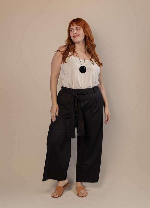 Bold - Regata Evasê Plus Size Branco 5