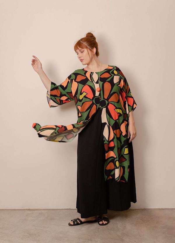 Bold - Túnica Eloá Plus Size Verde 4