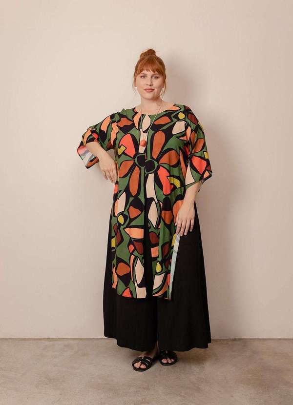 Bold - Túnica Eloá Plus Size Verde 7