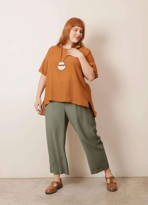 Bold - Calça Alfaiataria Doha Plus Size Verde 2