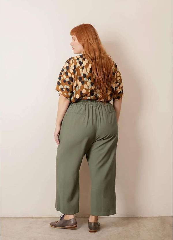 Bold - Calça Alfaiataria Doha Plus Size Verde 3