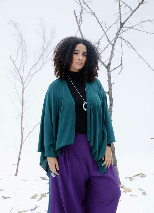 Bold - Calça Pantalona Alfaiataria Plus Size Roxo 9