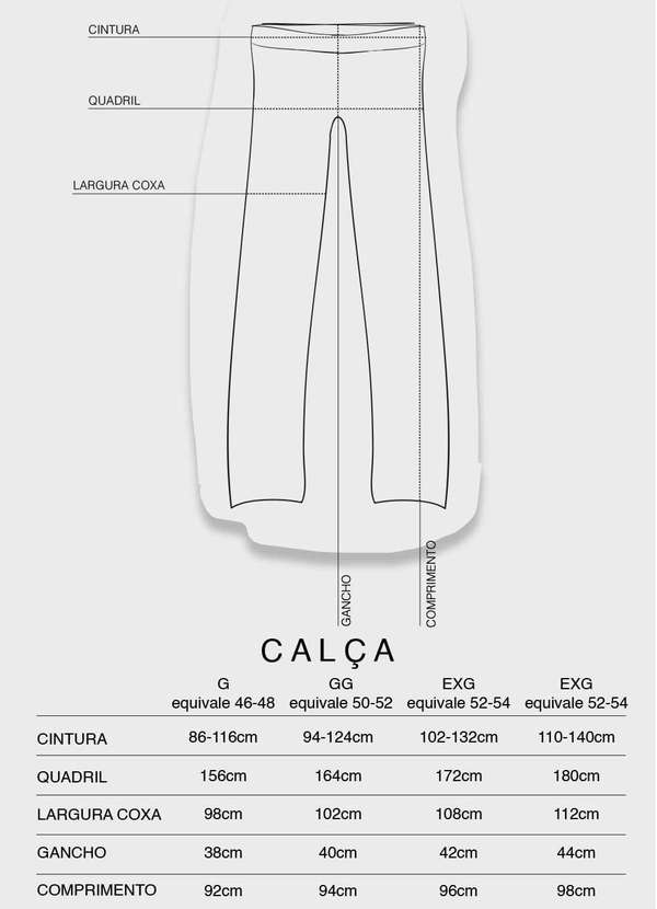 Bold - Calça Pantalona Super Ampla Plus Size Preto 9