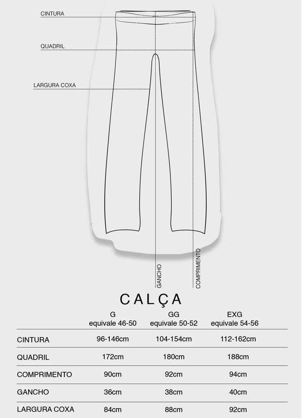 Bold - Calça Pantalona Veludo Plus Size Preto 7