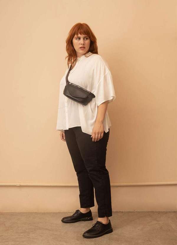 Bold - Calça Semi Social Sarja Plus Size Preto 2