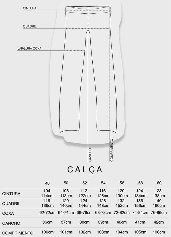 Bold - Calça Semi Social Sarja Plus Size Preto 8